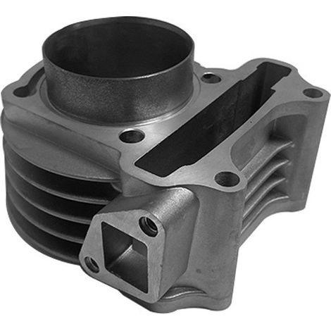 Cylinder liners for motorcycle engines, suitable for Haomai GY6 80 cylinders with 50mm expansion piston liners and cylinder head gaskets.