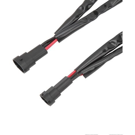 Lot de 2 câbles d'extension H11 H8 H9 mâles/femelles, répartiteur de phares 2 voies pour camionnettes et pick-ups, avec prise LED. (1/5)