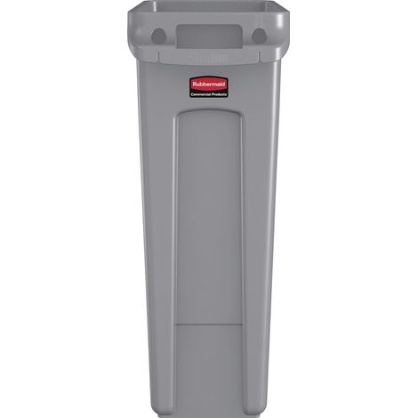 RUBBERMAID Wertstoffsammler 87l H762xB279xT558mm grau m.Lüftungskanälen RUBBERMAID