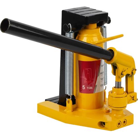 Cric hydraulique à Patte Manuel – Capacité 2,5T/5T – Pompe à Main, cric à air – pour Machines Lourdes, véhicules agricoles et industriels – Spécification : 2.5-5T