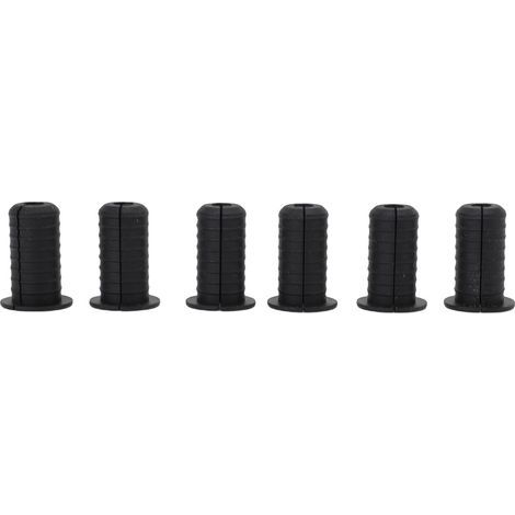 Passe-câble mural étanche en caoutchouc noir Ø7mm pour satellite Starlink, lot de 6 gaines protection diamètre 19mm installation facile (1/5)