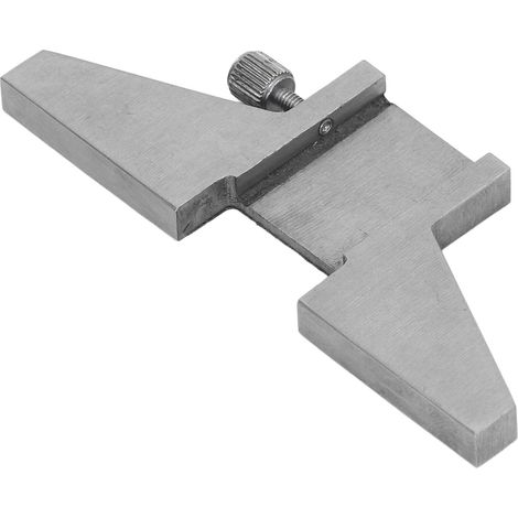 Base de profondeur à coulisse, bouton à vis en acier inoxydable, rectification de haute précision, base de profondeur trempée, accessoire de mesure