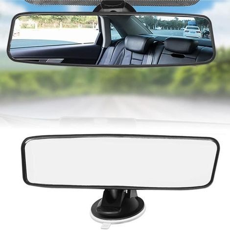 Universeller Auto-Rückspiegel mit Saugnapf, Innenspiegel mit 360° drehbarem Kopf, starker Haftung, Weitwinkel. (1/2)