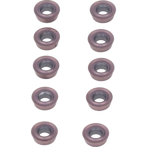 10 plaquettes de tournage en carbure indexables et revêtues pour le fraisage du bois sur tours CNC RDMT0802MOTN (1/5)