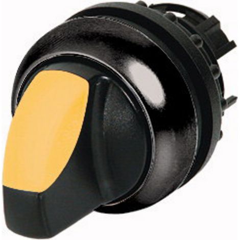 Eaton 216830 M22S-WRLK-Y Wahltaste Frontring Kunststoff Knebel Schwarz 1 St.