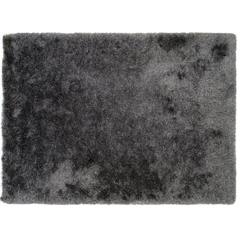 Tapis Déco Shaggy "Shiva" 201x302cm Gris (1/5)