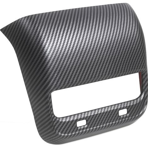Suitable for Model 3/Y rear air vent trim frame, scratch-resistant car modification accessory - matte carbon finish (1/4)