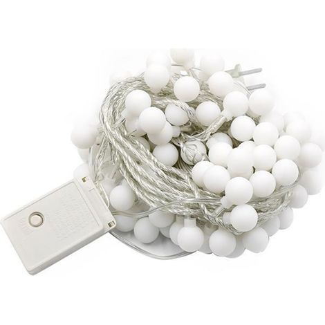 Guirlande De Noël - Couronne Rose 30 Cm Avec Guirlande Lumineuse 400 Cm - Décoration Porte Mur Fenêtre - 1 Pièce (1/5)