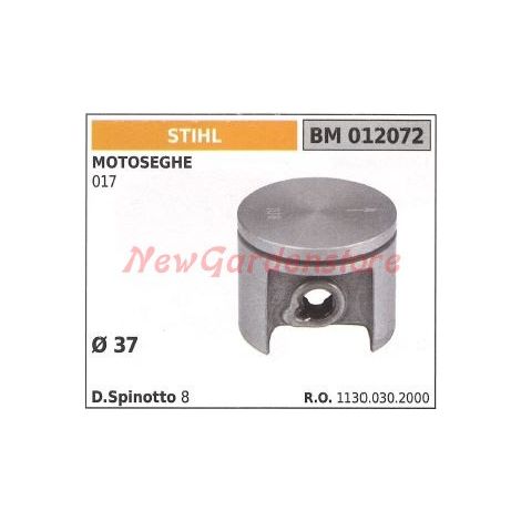 Pistón motosierra STIHL 017 012072