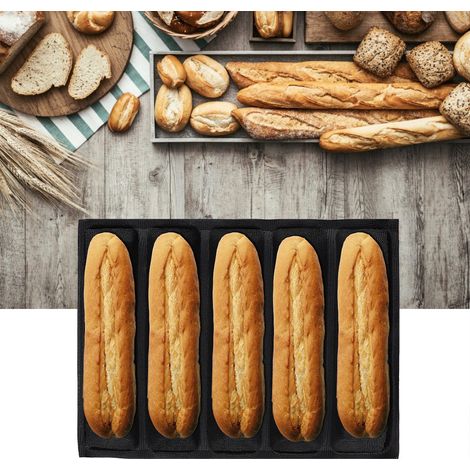 Atmungsaktive Silikon-Brotform, ideal zum Brotbacken zu Hause. Französische Brotform für den Hausgebrauch. (1/5)