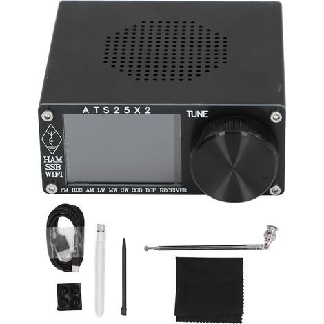 Récepteur Radio 108 MHz 153-30000 KHz écran tactile 2.4 pouces Portable FM LW MW SW SSB DSP (1/5)
