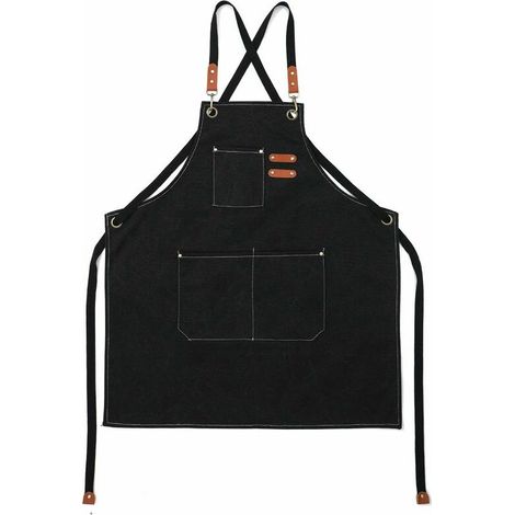Green Mobility-Tablier de coiffure Tablier en tissu, noir (1/5)