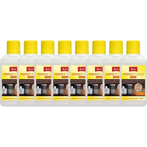 LECHE LIMPIADORA MELITTA x8 250 ML LIMPIEZA PERFECTA PARA MAQUINA DE CAFÉ