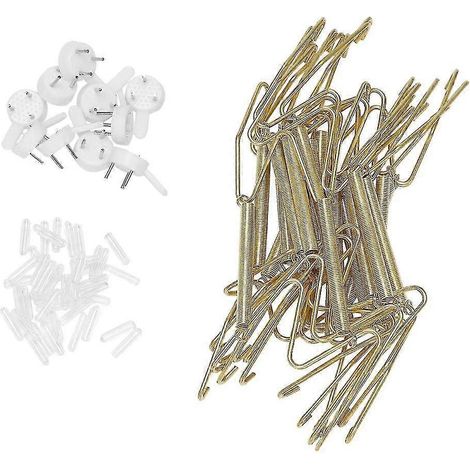 Lot de 10 supports pour assiettes, supports muraux de 15 cm et 10 crochets muraux, compatibles avec les assiettes de 12,5 à 17,5 cm. (1/5)