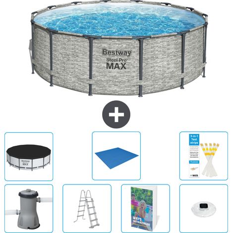 Bestway Steel Pro MAX Rund - 427x122 cm - 8-teilig  S596