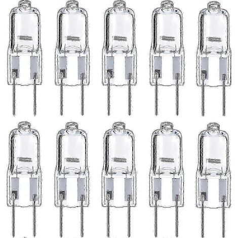Ampoules halogènes à intensité variable GY6.35 Type 12V 35/50W Lot de 10 pour éclairage paysager (50W) (1/5)