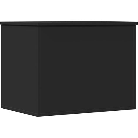 Maison Exclusive - Boîte de rangement noir 60x42x46 cm bois d'ingénierie