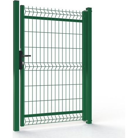 Portillon Clôture Maille 200x50 SECUR16-3D L1000 x H1500 Vert RAL6005