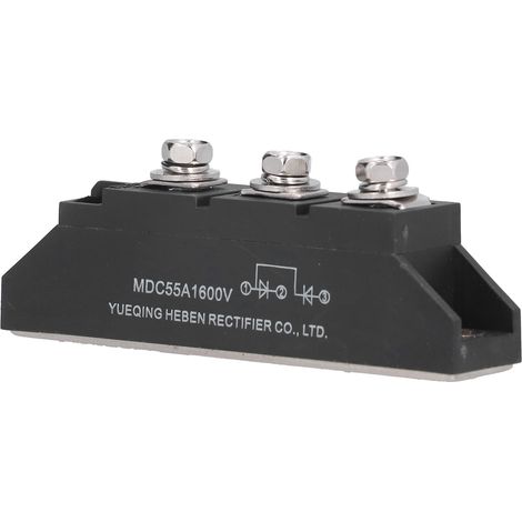 Module redresseur à 3 bornes, pont redresseur, accessoires d'alimentation MDC55A 1600 V (1/5)
