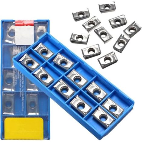 10 fraises en carbure CNC APKT1604PDER-MA3 H01 pour aluminium APMT1604 (1/5)