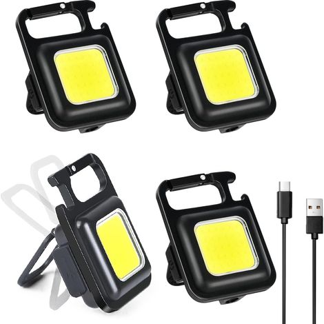 Lot de 4 Mini Arbeitsleuchten 400 Lumen COB LED Werkstattlampen (1/5)