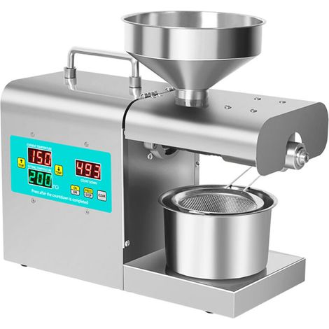 RG-312 Intelligent Stainless Steel Oil Press Automatic Household Oil Press Machine Cordless Material Extraction Device. (1/5)