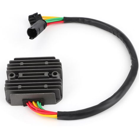 Regulador/rectificador de voltaje para motocicletas compatible con F650CS/F650GS Dakar/F800ST/F800GS - Pieza original (1/5)