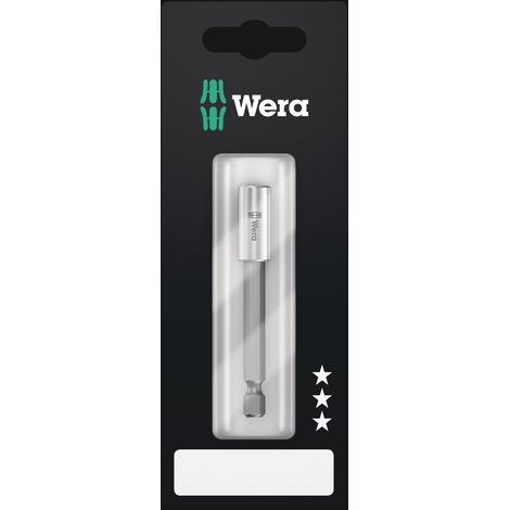 Porta puntas Wera 899/4/1 s acero inoxidable 1 4 x 75 mm