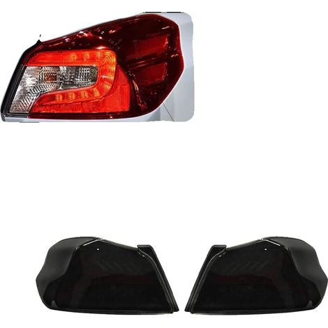 Fanale posteriore, illuminazione a LED, compatibile con Subaru WRX, Subaru WRX, fumé (1/2)