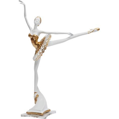 30 cm große Tänzerinnen-Statue, Dekofigur, Frauenskulptur aus Kunstharz, Yoga (1/5)