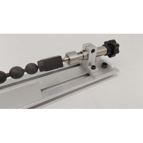 Accessoires pour tour à bois (diamètre arrière standard : 8 mm) : dé à coudre, perles, contre-pointe télescopique rotative, dé à coudre en rotation.