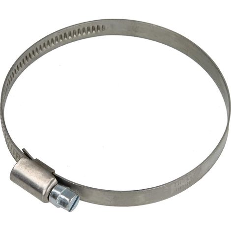 Collier de serrage 9 mm inox plage de serrage 60 - 80 mm