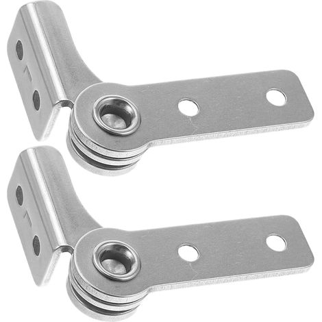 Lot de 2 Charnières à Amortissement en Acier Inoxydable 304, Couple de Rotation 2.0nm, Arbre Ø16, Charnières Métalliques Pivotantes à Positionnement Flexible pour Portes, Armoires (1/5)