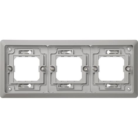 Cornice a 3 elementi per scatola universale Simon 44 Aqua IP55