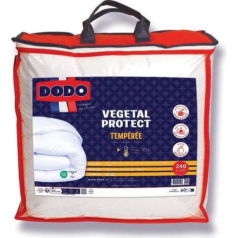 Couette  DODO tempérée anti acariens naturel - 220 x 240 cm - VEGETAL PROTECT