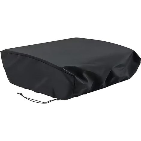 Housse de Protection pour Plancha en Tissu Oxford 210D - Taille 574823cm - Imperméable, Anti-UV et Anti-poussière - Noir - pour Usage Extérieur (1/5)