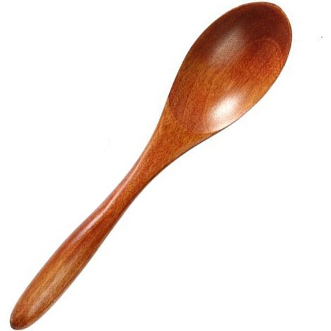 1 Cuillère en bois massif, design alvéolé, ustensile cuisine, pour café miel sautés, restaurant événement (1/5)
