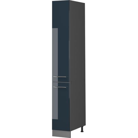 Meuble cuisine Fame-Line, Bleu foncé brillant, 30 cm, Vicco (1/5)