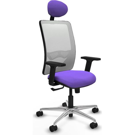 Silla de oficina piqueras y crespo Zulema aluminio soporte lumbar (1/2)