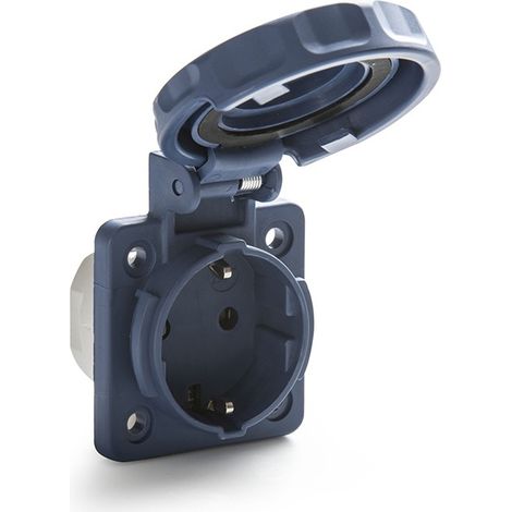 Base cuadro Schuko 2P+TTL IP67 FAMATEL