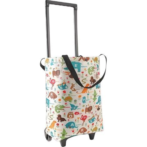 Chariot de courses sur roues - Grand sac de courses pliable étanche avec roues Chariot de courses à roulettes tendance pour les voyages, le camping, les affaires en plein air, le marché, la (1/5)