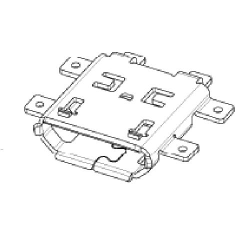 Micro USB Femelle Montage intermédiaire 474910001-1700 Molex Contenu: 1700 pc(s)