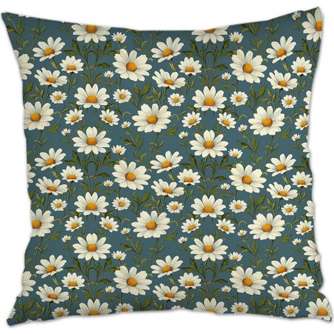 Housse de coussin carrée standard 45x45cm rustique pour chambre à coucher salon (1/5)
