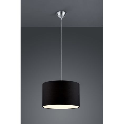 Hotel Suspension 1xE27 Schwarzer Lampenschirm Ø40 cm Trio Lighting
