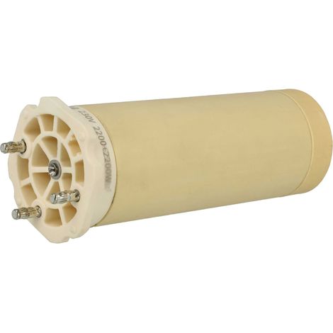 vhbw elemento riscaldante compatibile con Leister VARIMAT V, V2 pistola di saldatura a aria calda - 4400 W, Nucleo in ceramica, 4,45 x 12,6 cm