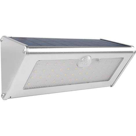 ZUMOLIR Projecteur LED Lumière LED Solaire Extérieur Étanche En Aluminium RIR Capteur De Mouvement Lampe De Chemin À Énergie Solaire For Éclaira De Sécurité Murale De Clôture De Jardin Ambiance parfai (1/5)