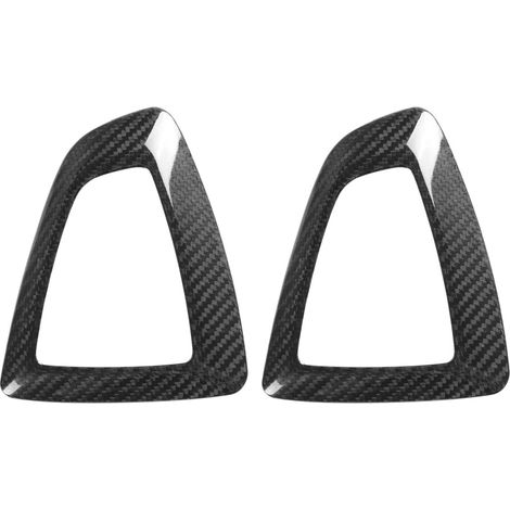 2 adesivi copri pomello del cambio in fibra di carbonio per auto F30 F31 F35 F20 F21 F22 F23 con guida a destra