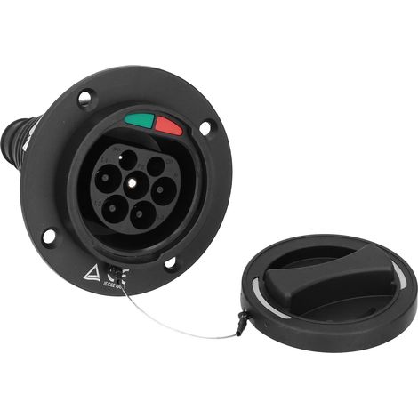 Prise de recharge pour véhicule électrique de type 2, 16 A, monophasée, conforme à la norme IEC 62196-2, protection IP54, adaptateur de chargeur triphasé 480 V (1/5)