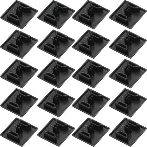 20Pcs 2020 Fente en V 4,2mm Trou Diamètre Eu Standard Aluminium Embout de Profil 20X20mm Abs Aluminium Bouchon D'Extrusion pour Imprimante 3D, Cnc (1/5)