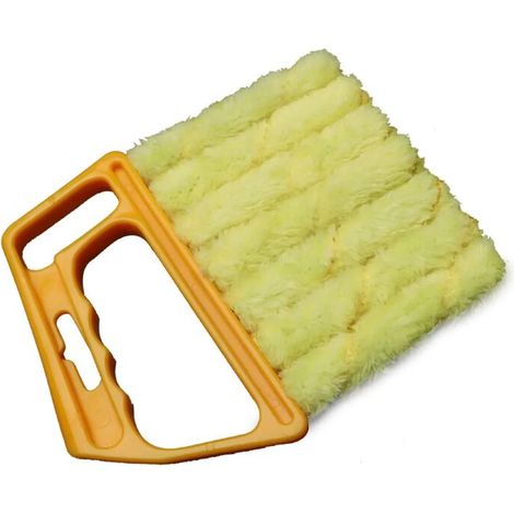 Brosse de nettoyage de rideau de persienne brosse de nettoyage brosse de nettoyage détachable brosse de nettoyage de grille de nettoyage (1/4)